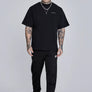 SikSilk - Black Essentials Poly Joggers